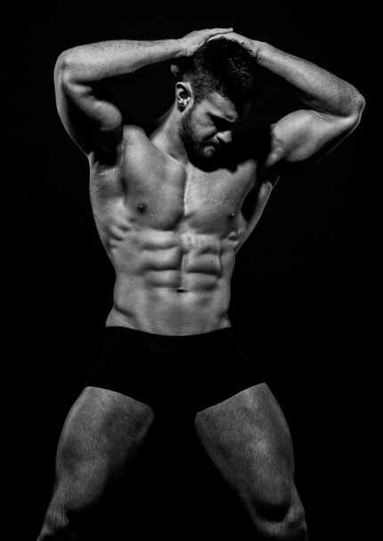 Good-looking fit male model - Photo, Image