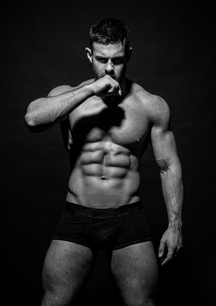 Dobře vypadající fit mužského Modela - Fotografie, Obrázek