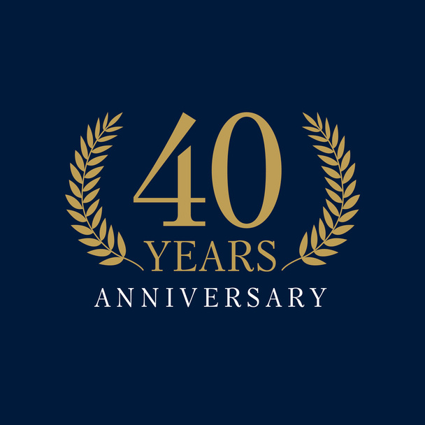 Logo royal 40 ans
 - Vecteur, image