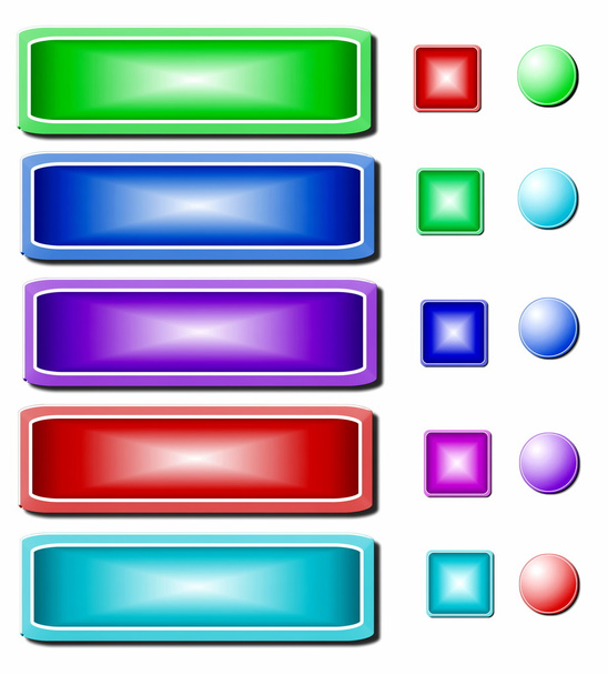 Blank buttons - Фото, изображение
