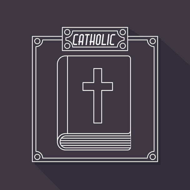 katolikus design  - Vektor, kép