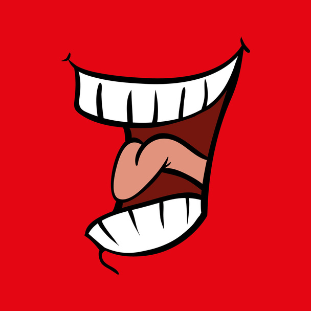 design da boca
  - Vetor, Imagem