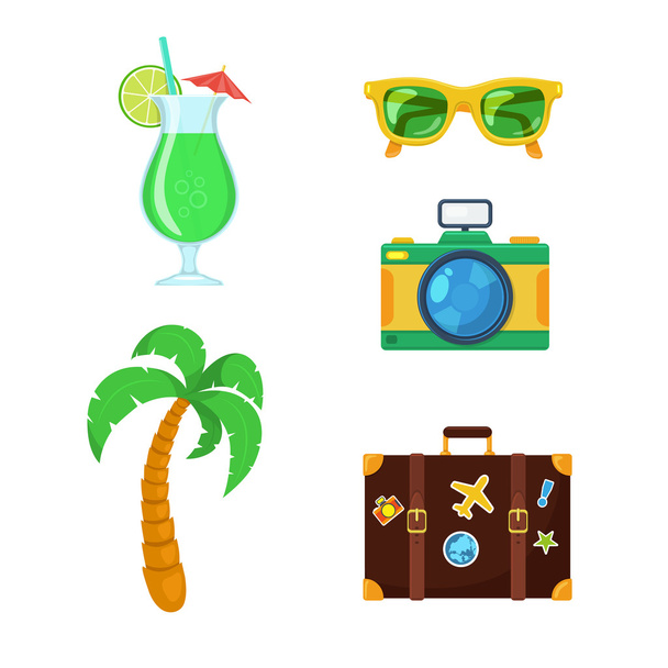 Tourist travel collection. - Vector, Image