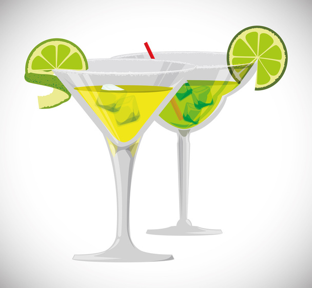cocktail ontwerp - Vector, afbeelding