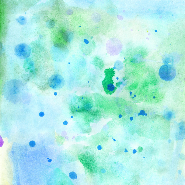 Blue watercolor background. - Photo, image