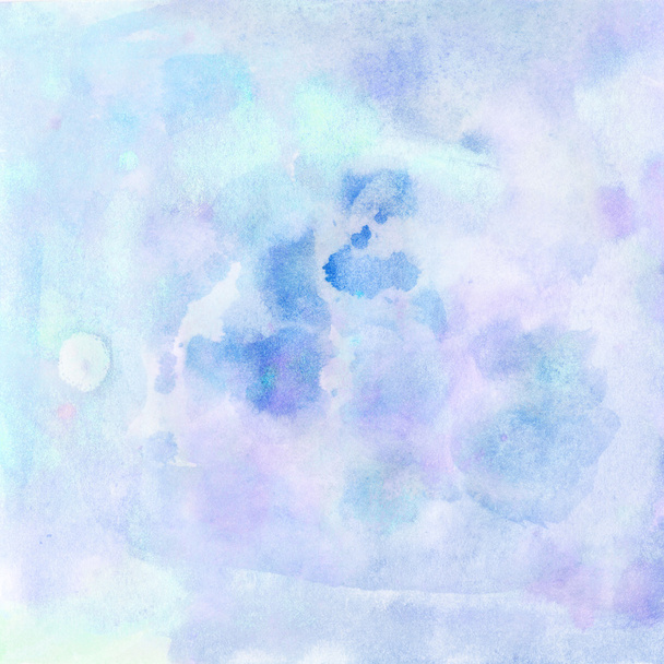 Blue watercolor background - Photo, Image