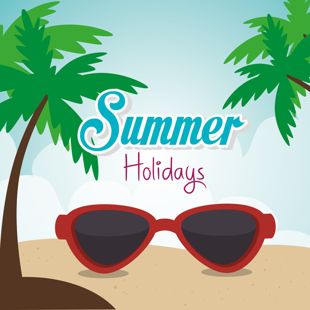 Summer vacations design. - ベクター画像