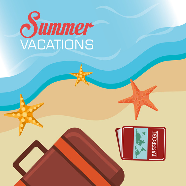 Summer vacations design. - Vector, Imagen