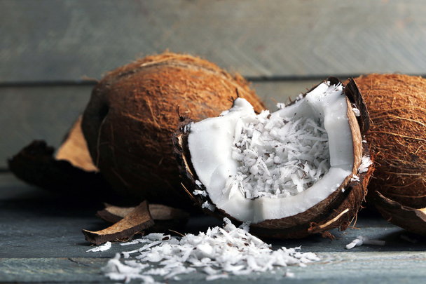 Coconut shavings in coconut - Photo, Image