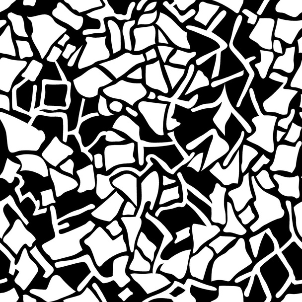 padrão geométrico preto e branco - Vetor, Imagem