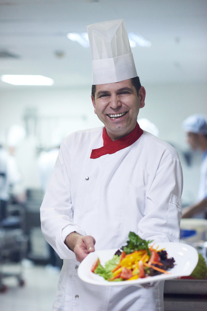 chef in hotel kitchen - Photo, Image