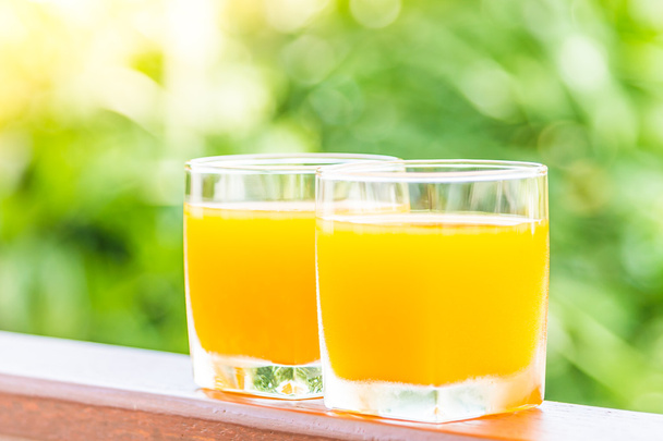 Orange juice glasses - Photo, Image