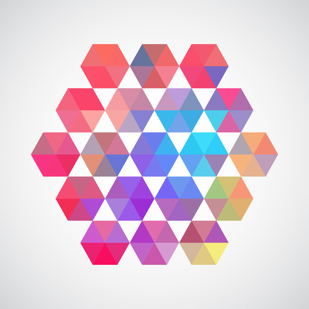 Abstract geometric background - Vector, afbeelding