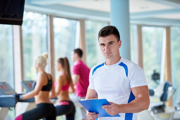 group of people in fitness gym - Photo, Image