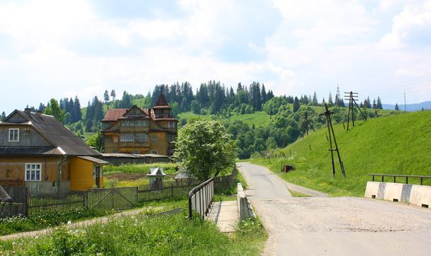 Het landschap in Vorokhta, Oekraïne - Foto, afbeelding