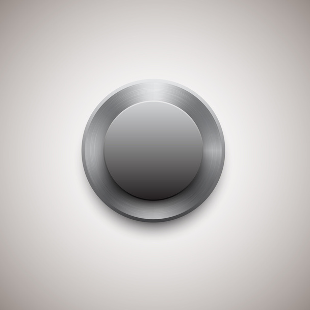 Vector metal button - Vector, imagen