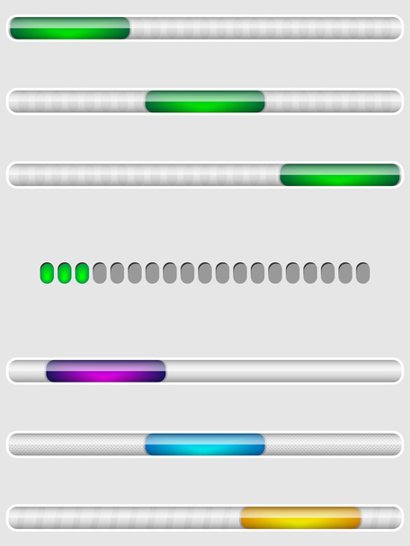 Значки загрузки прогресса
 - Вектор,изображение