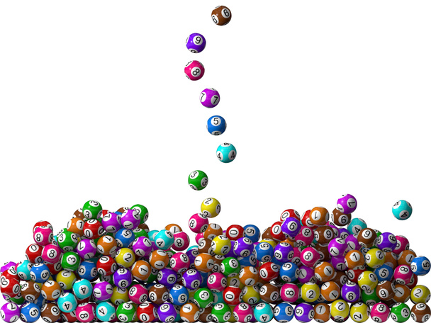 стек лотерейных мячей
 - Фото, изображение