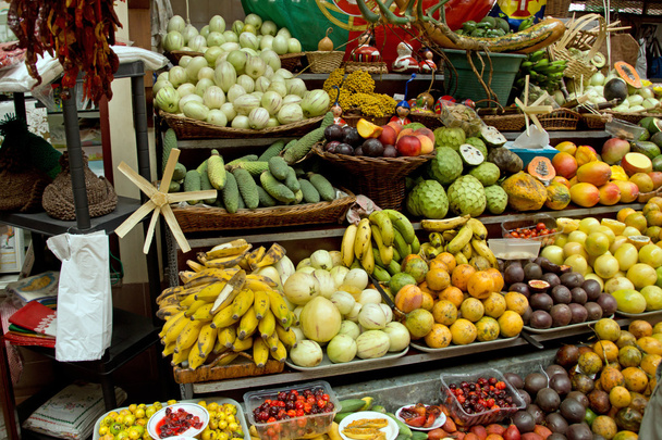 groenten en fruit markt - Foto, afbeelding