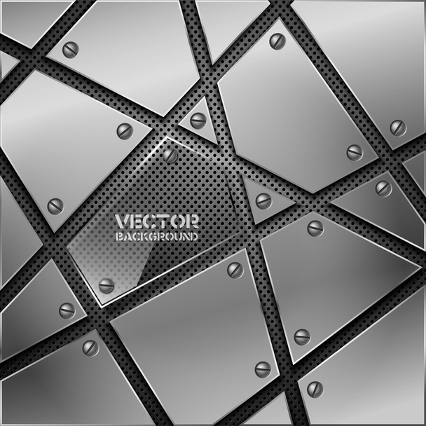 Abstract metal background. - Vector, Image