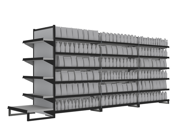 shelves with blank products - Photo, Image