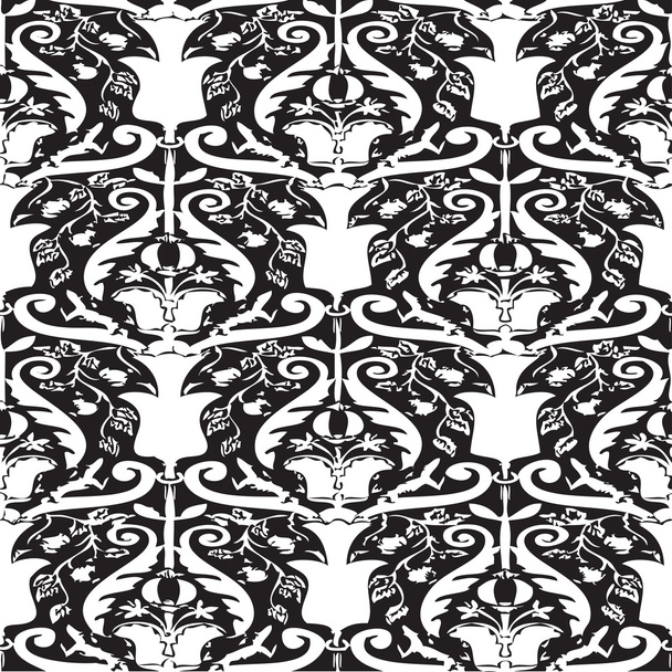 Vector seamless floral pattern vintage - Vektor, kép