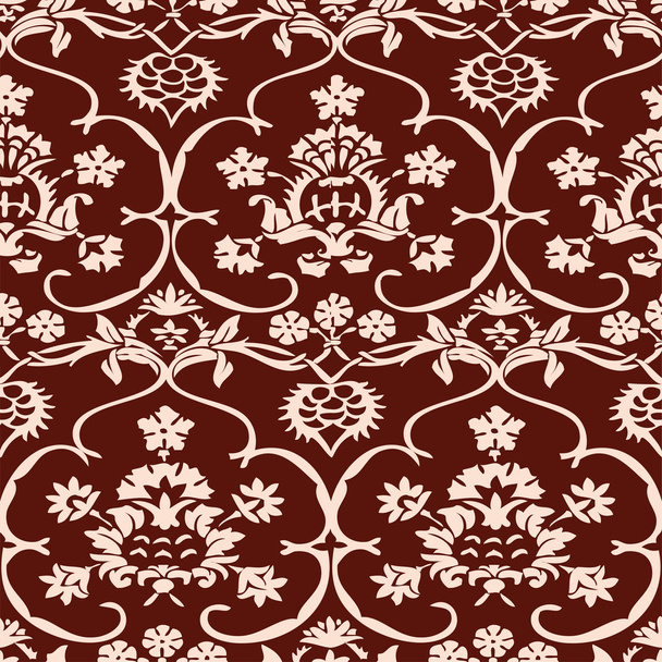 Vector seamless floral pattern vintage - Vector, Image