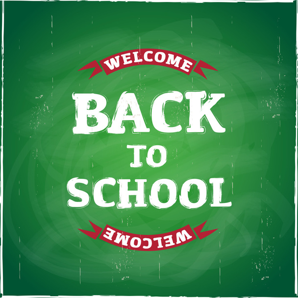 Welcome Back to School - Vector, imagen