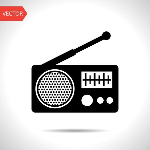 Radio icon - Vector, Image