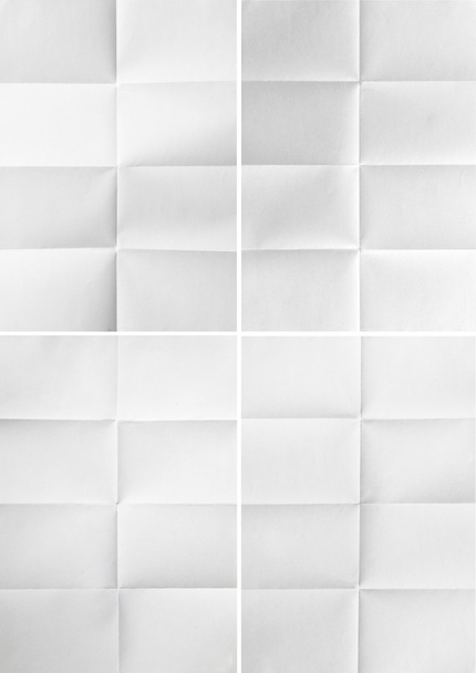 Quatro folhas brancas de papel dobradas
 - Foto, Imagem