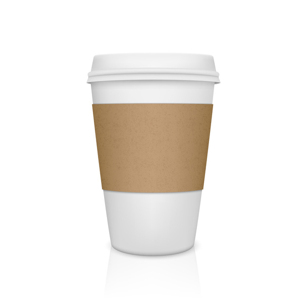 Coffee Cup Isolated - Wektor, obraz