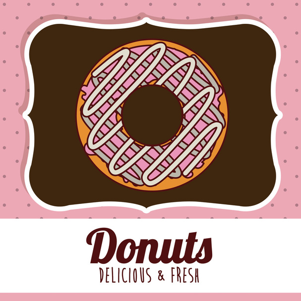 Donuts Shop suunnittelu
  - Vektori, kuva