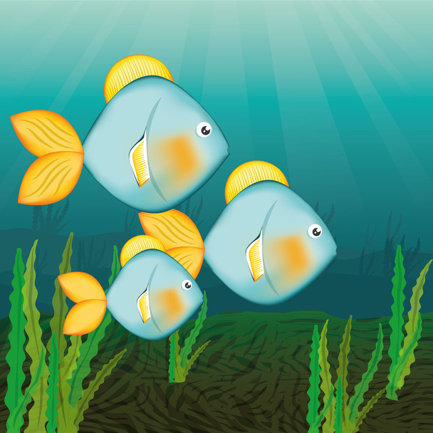 иконка рыбы
 - Вектор,изображение