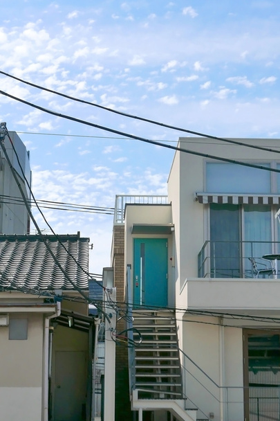 Yerleşim bölgesinde Tokyo Japon evleri - Fotoğraf, Görsel