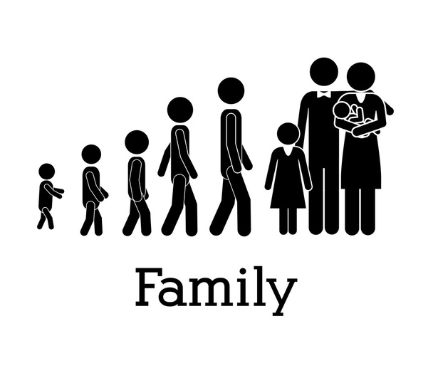 Rodinný design  - Vektor, obrázek