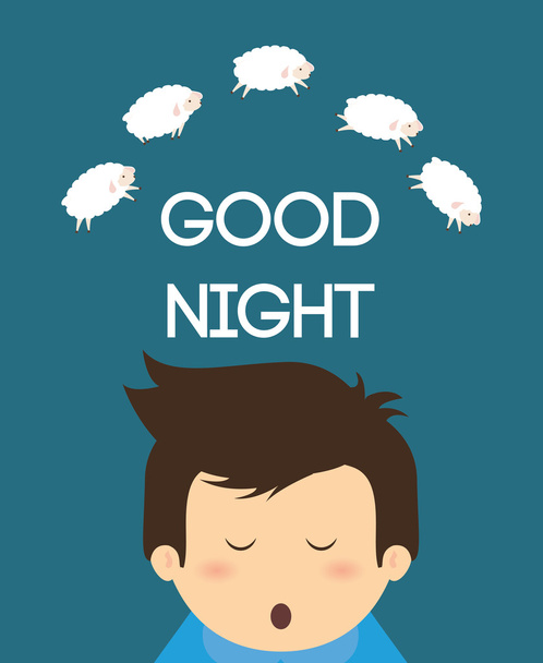 Good Night design - Vector, Image