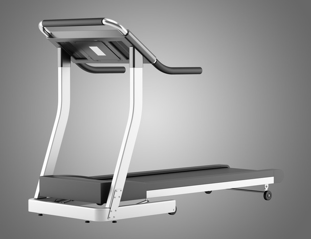 treadmill isolated on gray background - Photo, Image