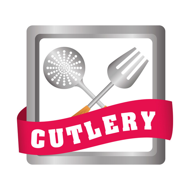 Cutlery design  - Vector, Image