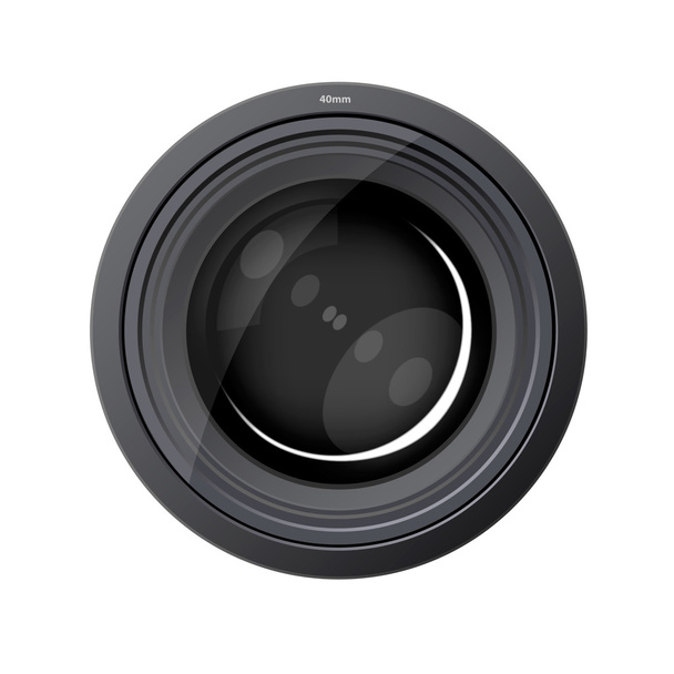 lens for camera - Vektor, kép