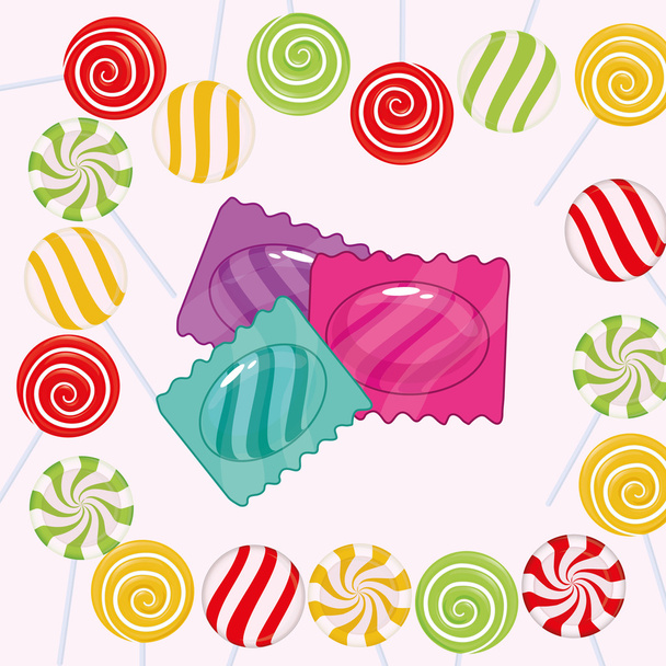 Süßigkeiten-Design  - Vektor, Bild