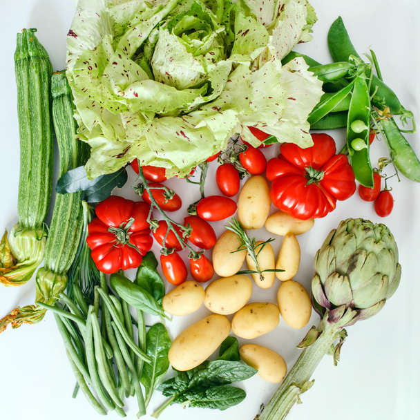 Fresh ripe vegetables - Фото, изображение