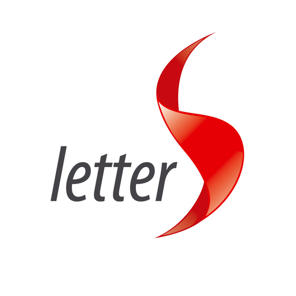 wektor logo litery S w formie biurokracji - Wektor, obraz