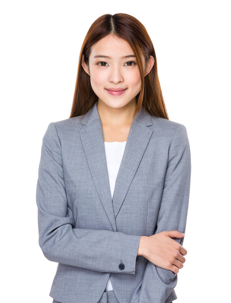 Asiática joven mujer de negocios en traje de negocios
 - Foto, Imagen