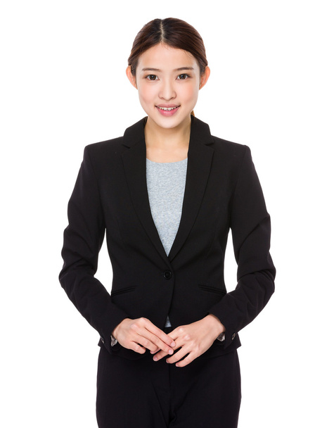 Asiática joven mujer de negocios en traje de negocios
 - Foto, imagen