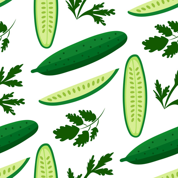 Cucumbers - Vektor, kép