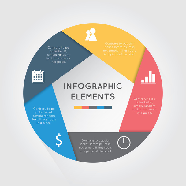 Infographic circle - Vector, Image