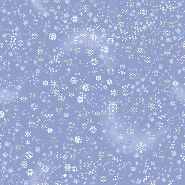 降雪の背景 - ベクター画像