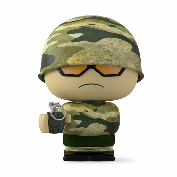 Mini soldaat - Foto, afbeelding
