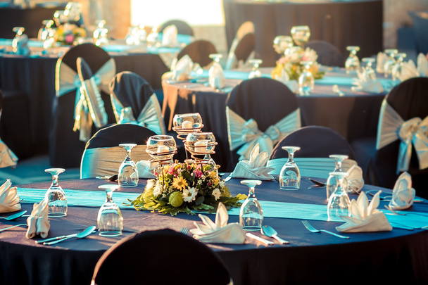 definição de mesa de banquete de casamento
 - Foto, Imagem