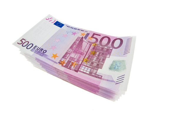 Many 500 euro banknotes money - Фото, зображення